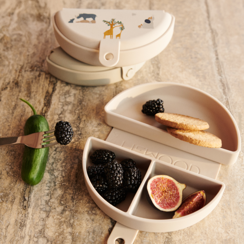 Liewood Eugene Foldable Snack Box Bunny / Sandy