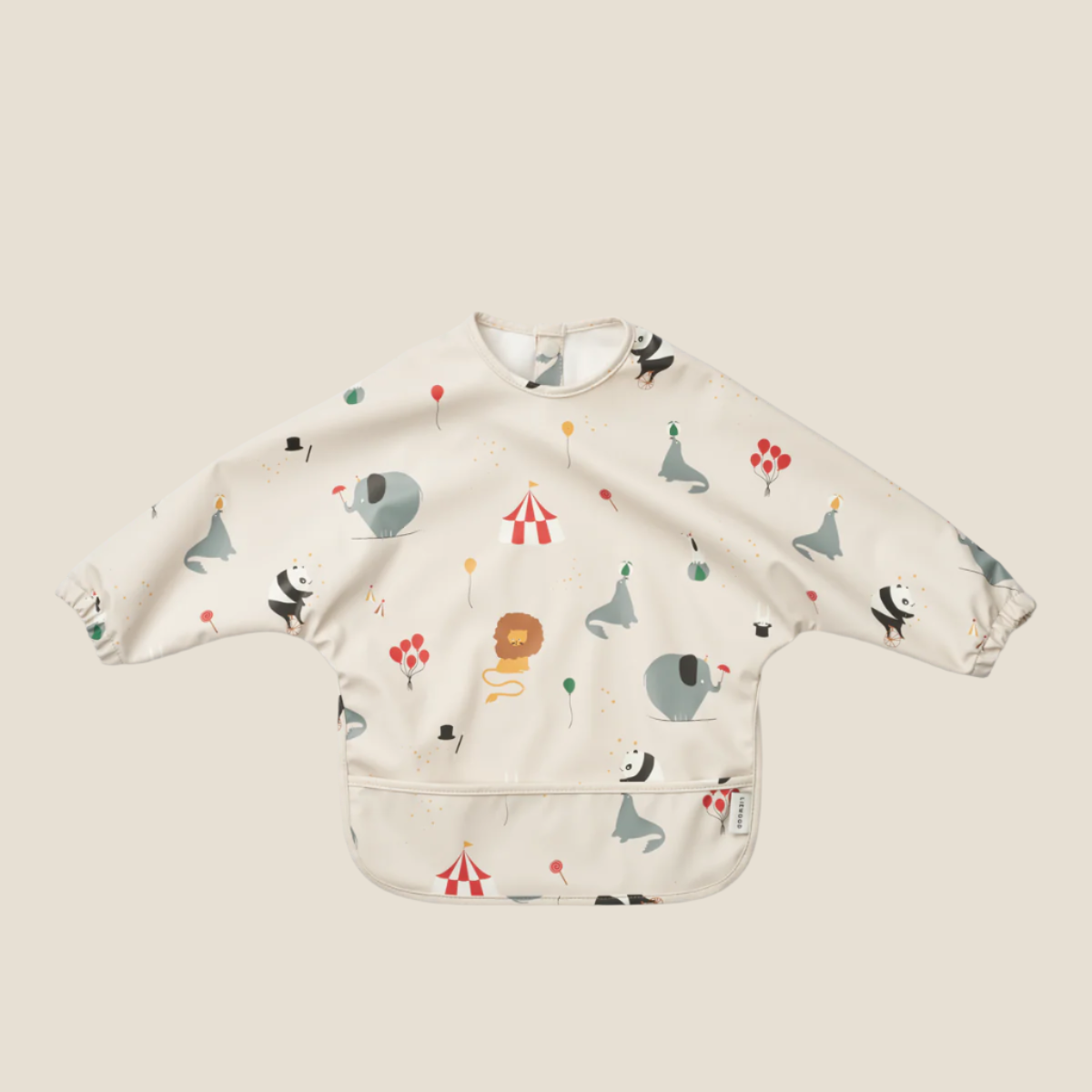 Liewood Merle Printed Cape Bib - Circus / Sandy