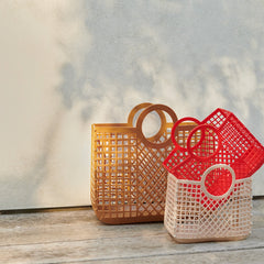 Liewood Samantha Basket / Beach Bag - Lemonade