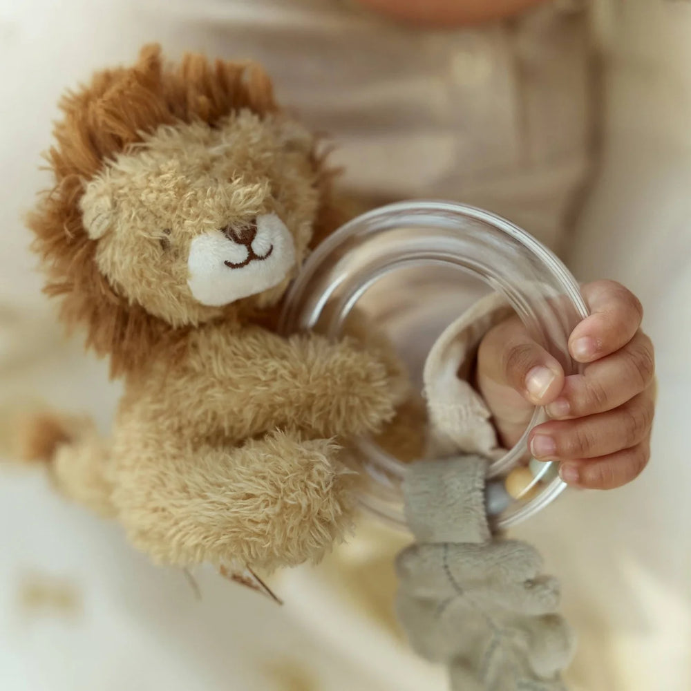 Little Dutch Lion Ring Rattle - Safari Friends
