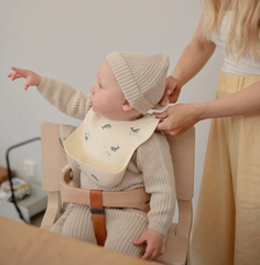 Whales Mushie Silicone Bib