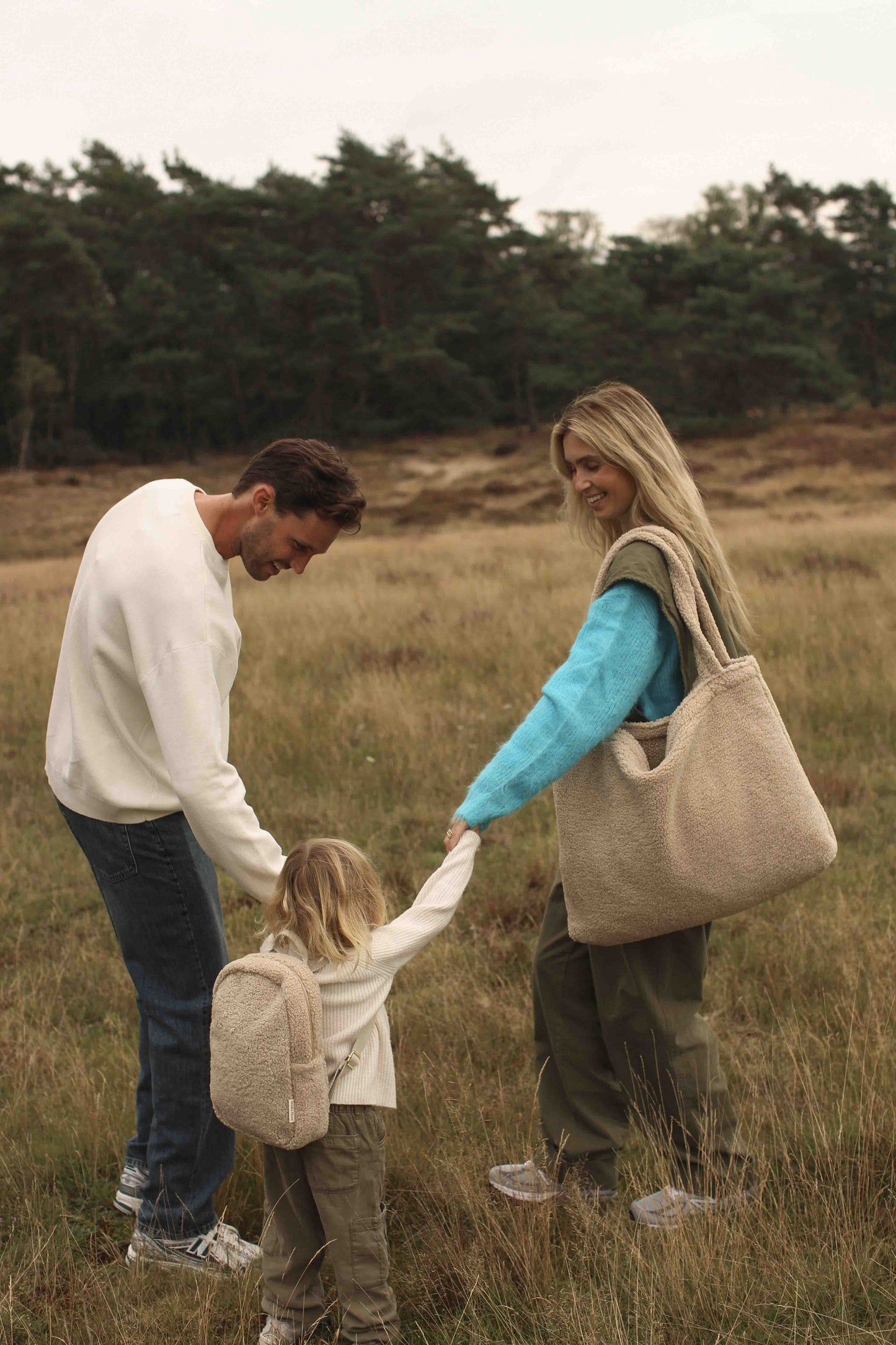 Teddy Mini Backpack - Ecru