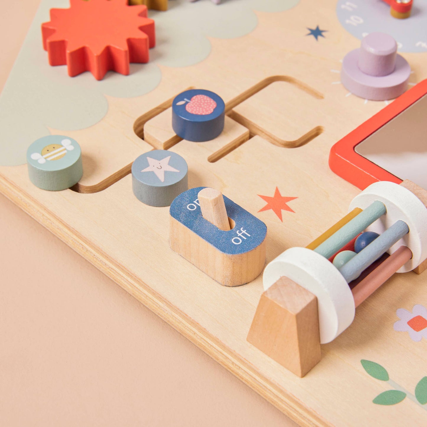 Just Bee Kids Wooden Busy Board FSC