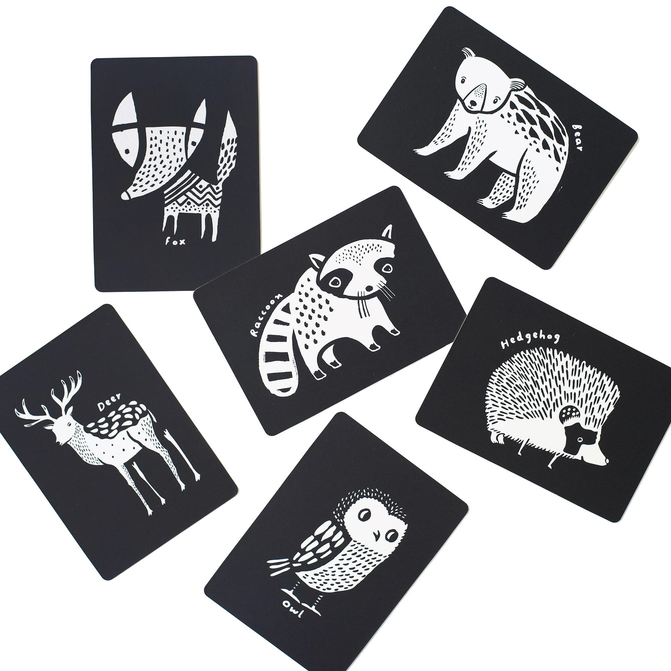Sensory cards - Woodland