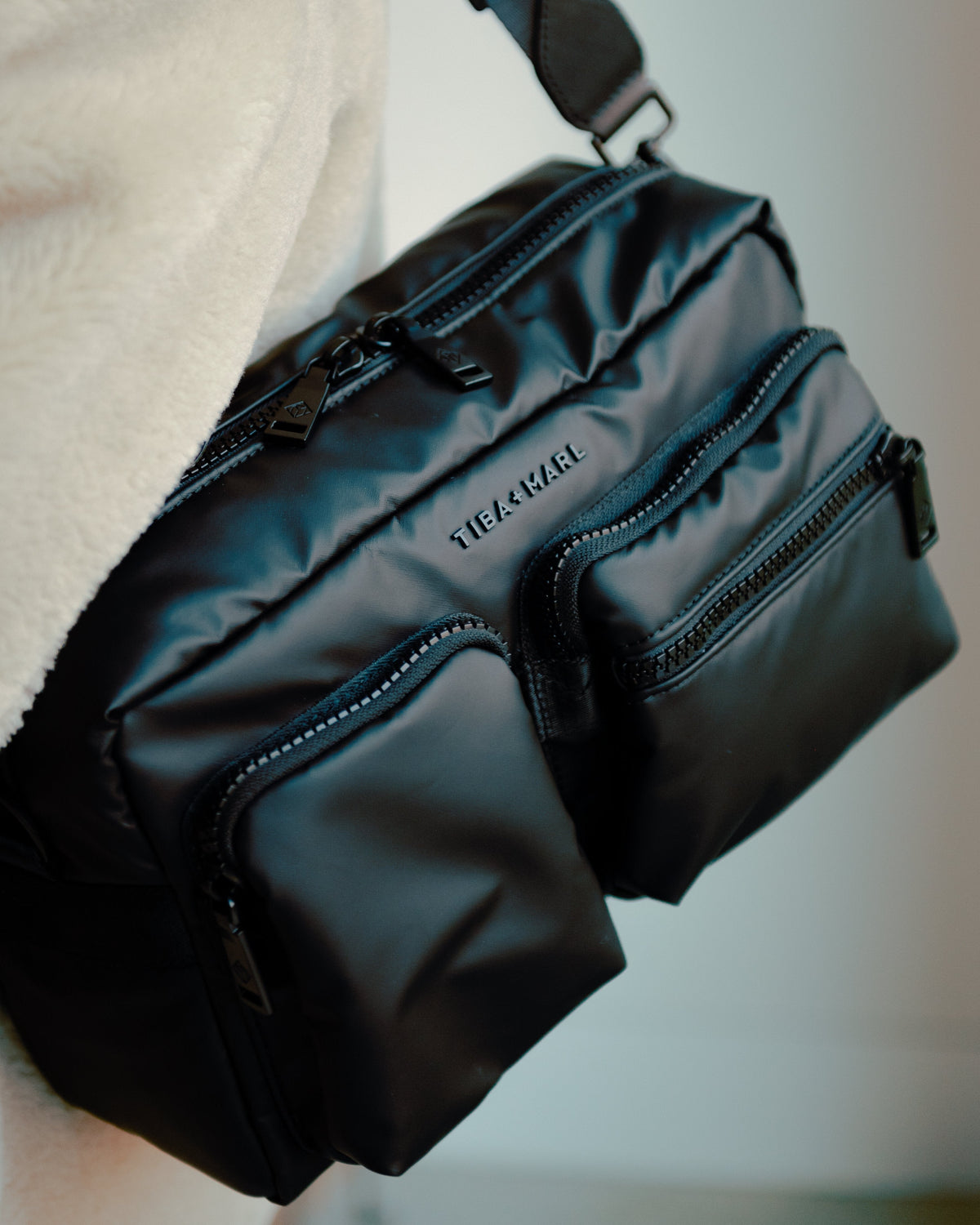 Axel Buggy Organiser / Changing Bag Matte Black
