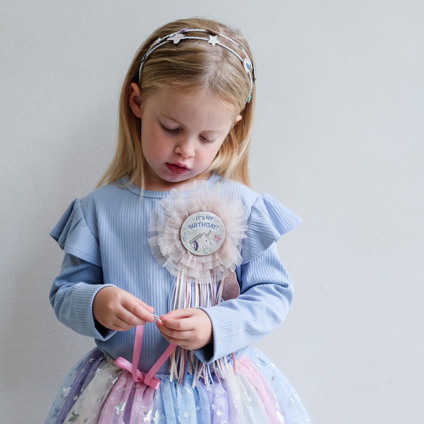 Mimi & Lula Unicorn Birthday Badge