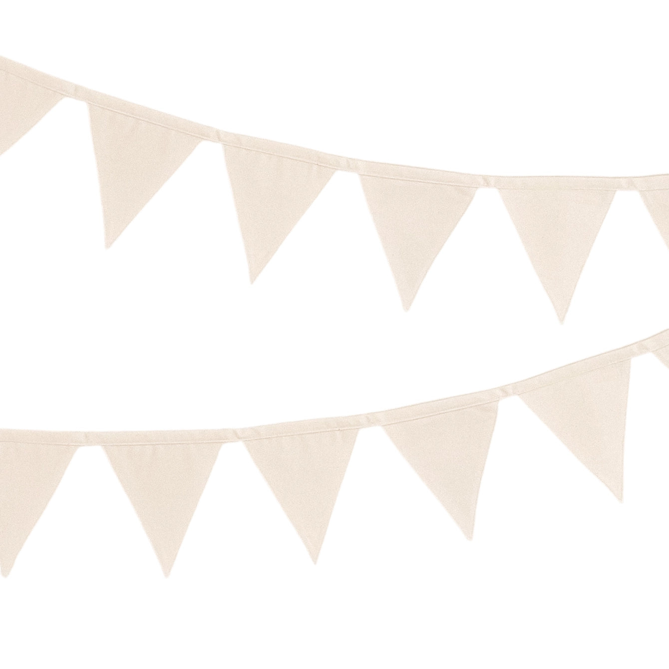 natural canvas bunting