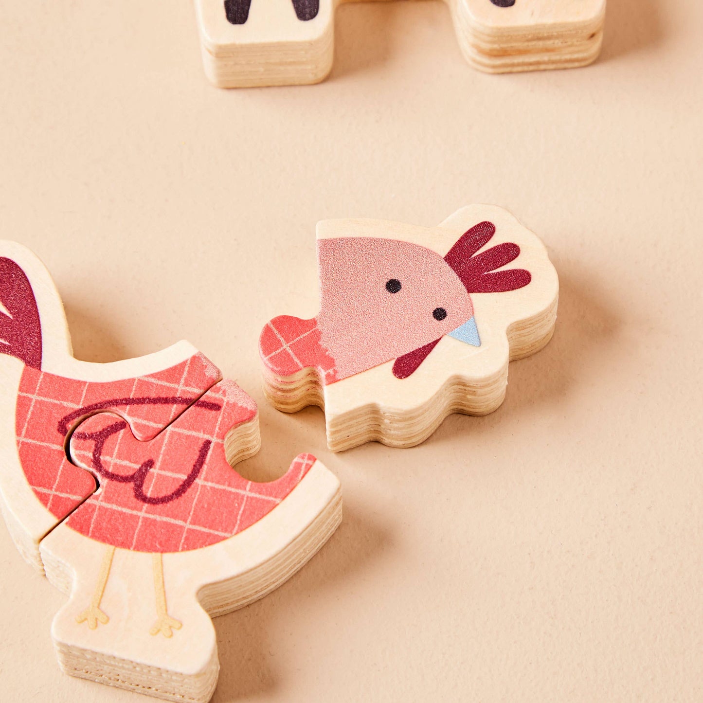 Just Bee Kids Set of Farm Animal Puzzles FSC