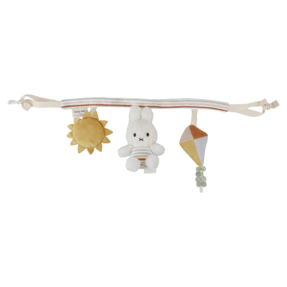 Miffy Car Seat Toy - Vintage Sunny Stripes