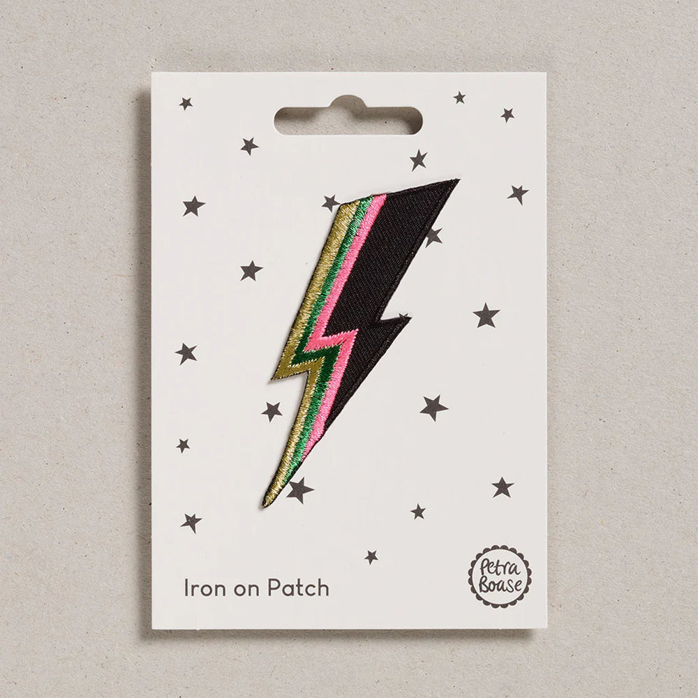 Iron on patch bolt