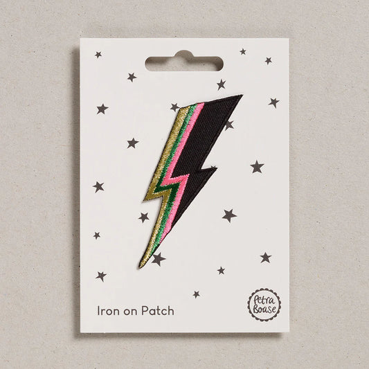 Iron on patch bolt