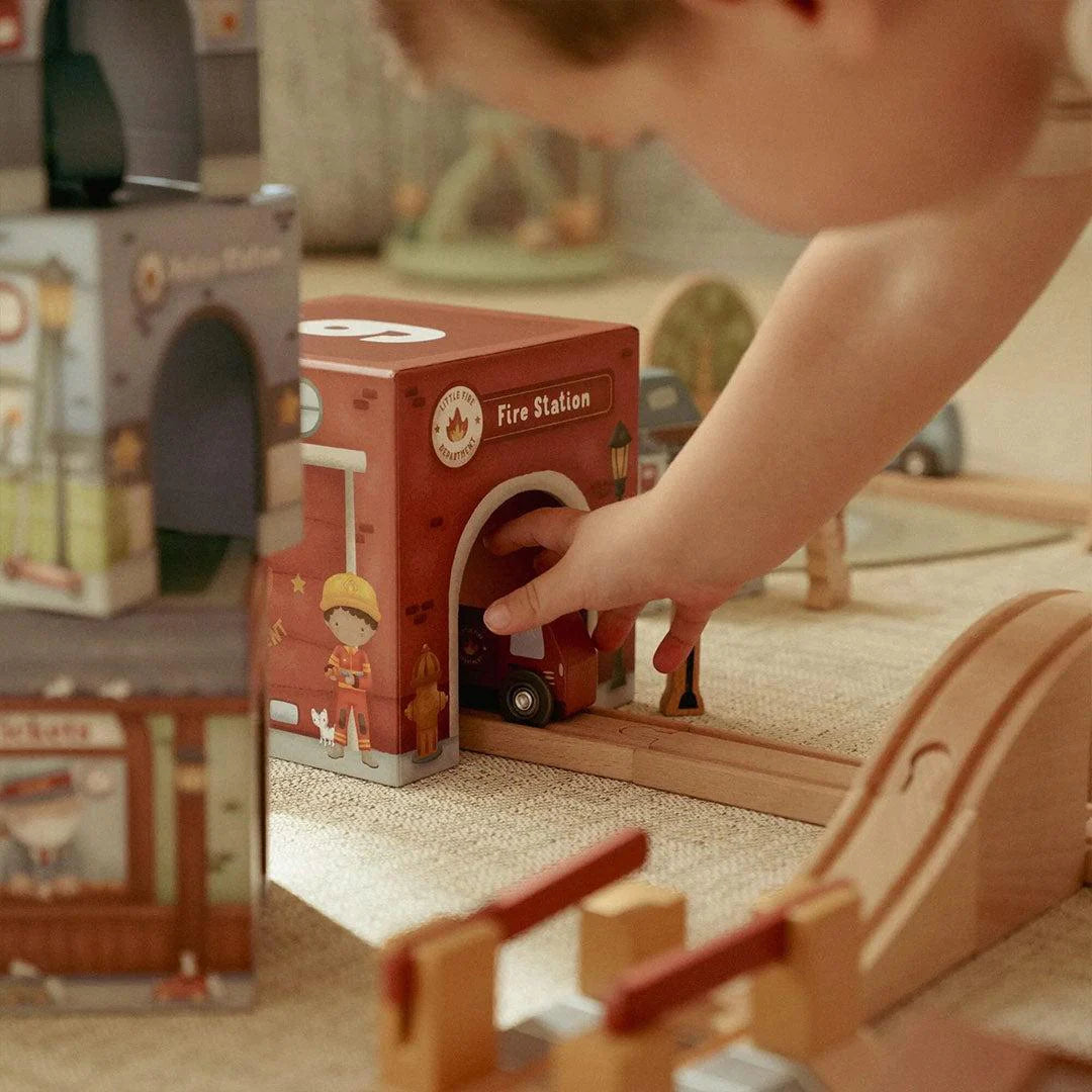 Little Dutch Stacking Blocks with 6 Cars