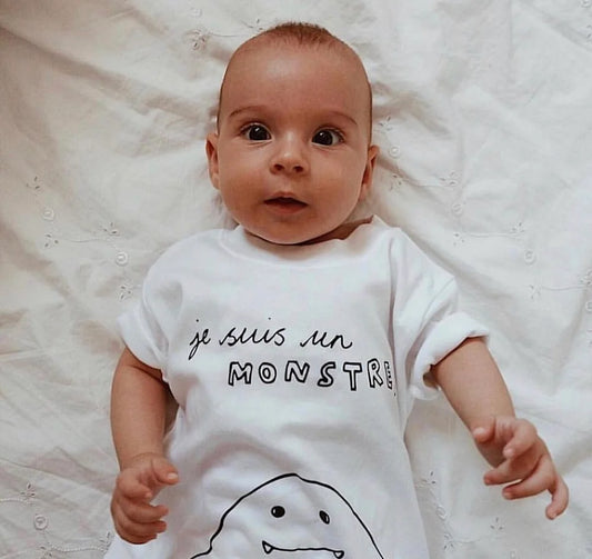 Je Suis Un Monstre - White T-shirt