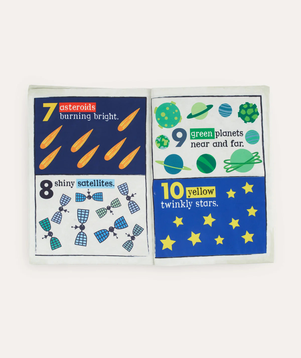 Crinkly newspaper (space)