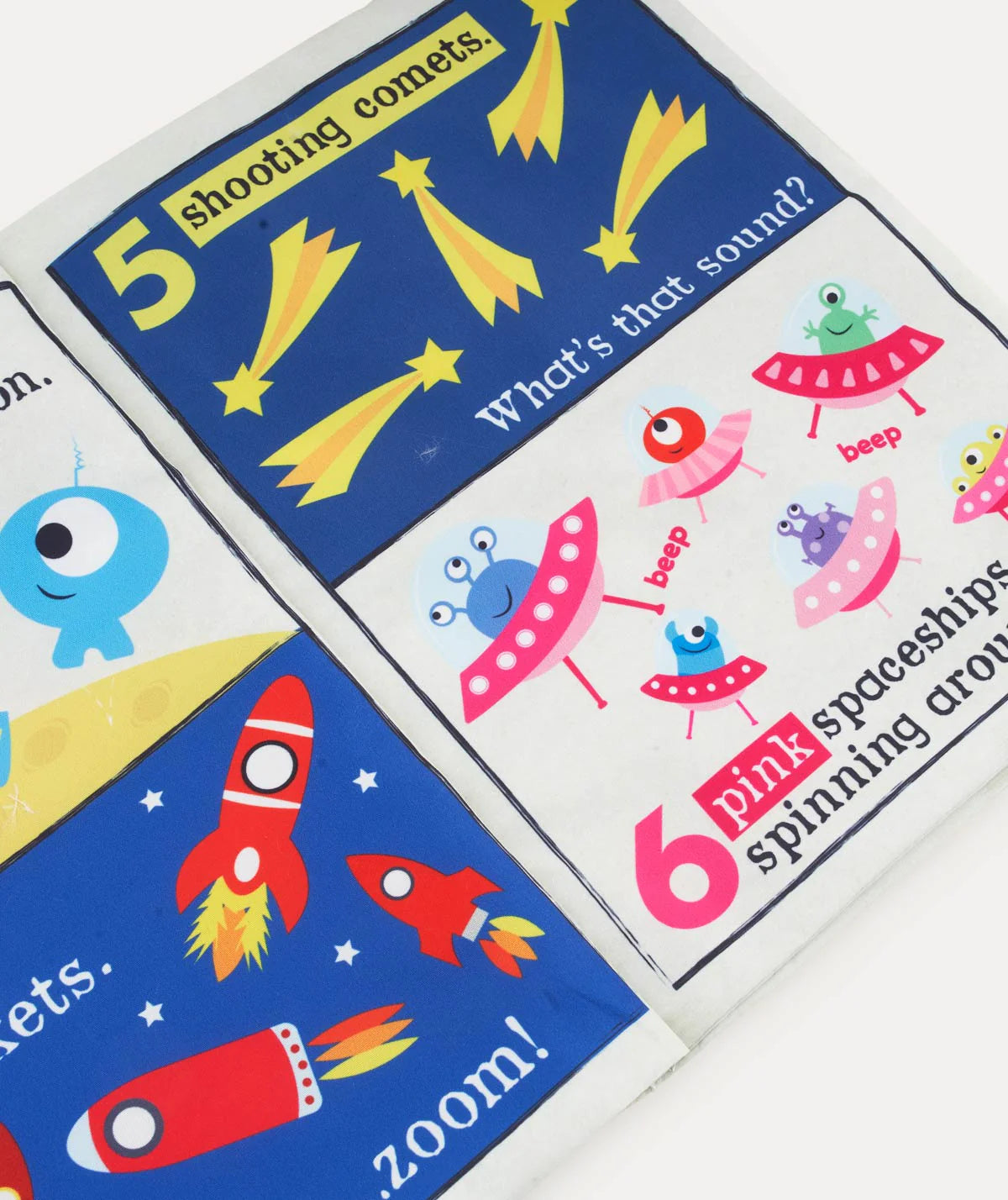 Crinkly newspaper (space)