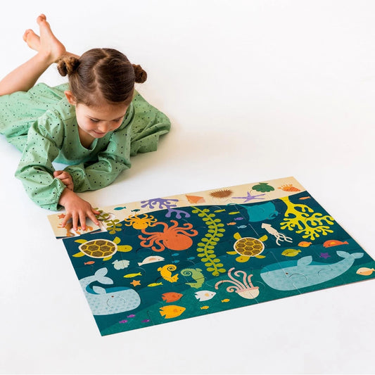 Ocean Life Floor Puzzle - Wilf & Friends