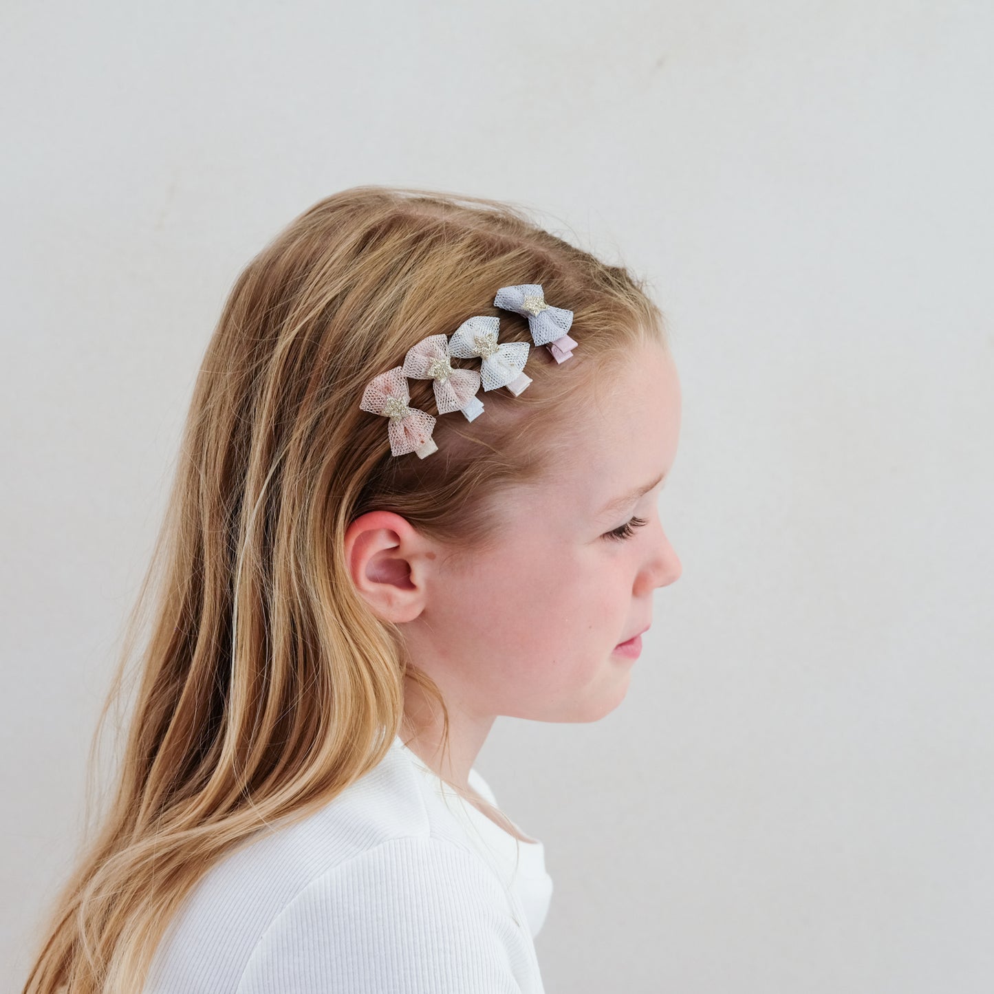 Mimi & Lula Tutu Bow Mini Hair Clips - Set of 8