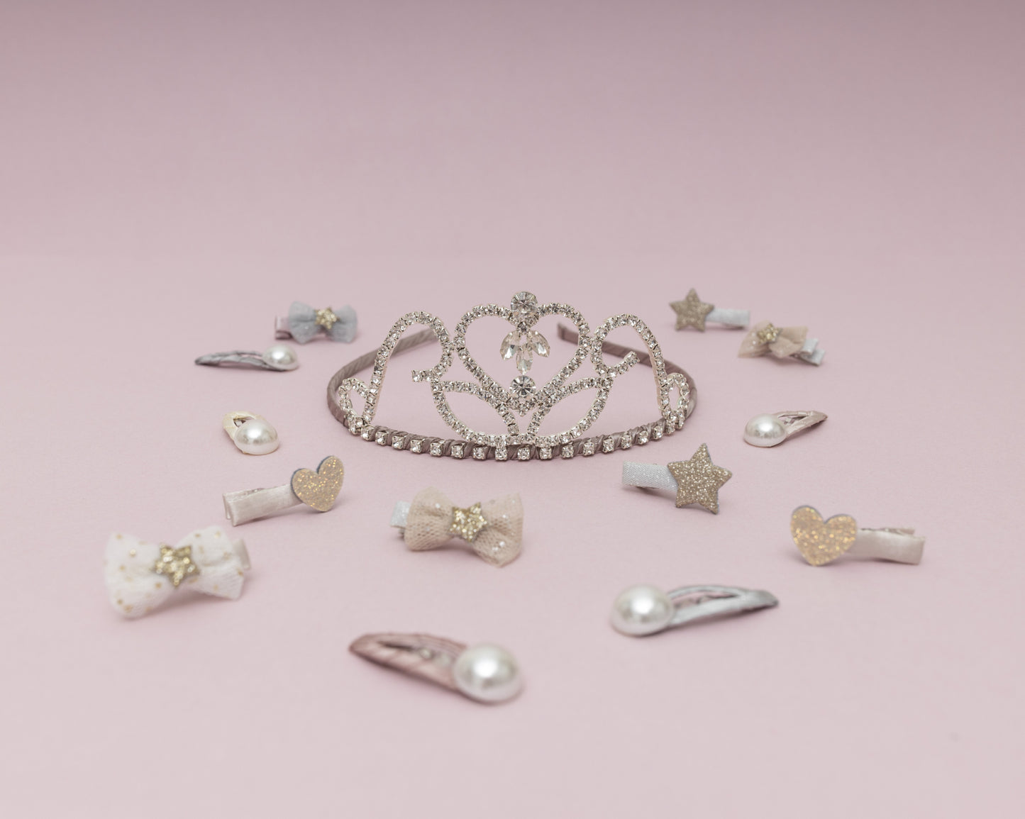 Mimi & Lula Tutu Bow Mini Hair Clips - Set of 8