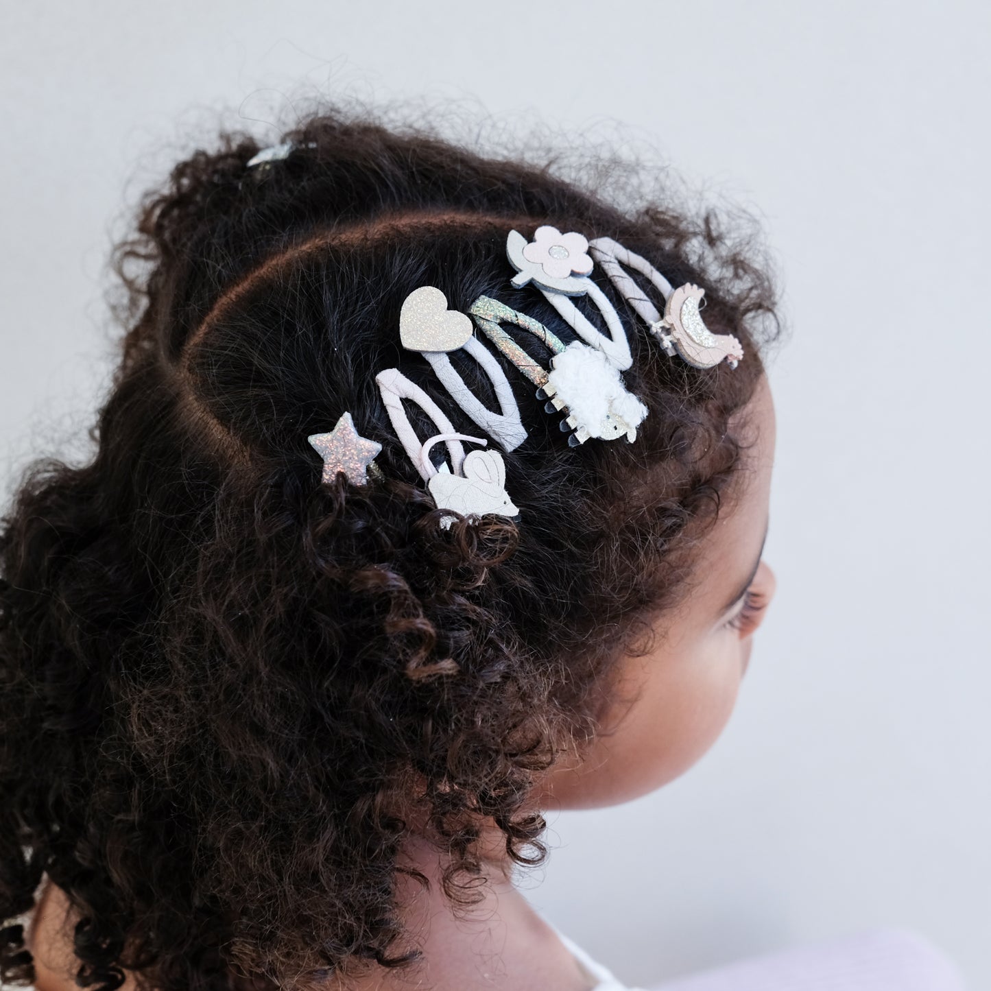 Mimi & Lula Farm Animal Mini Clic Clac Hair Clips - Set of 5