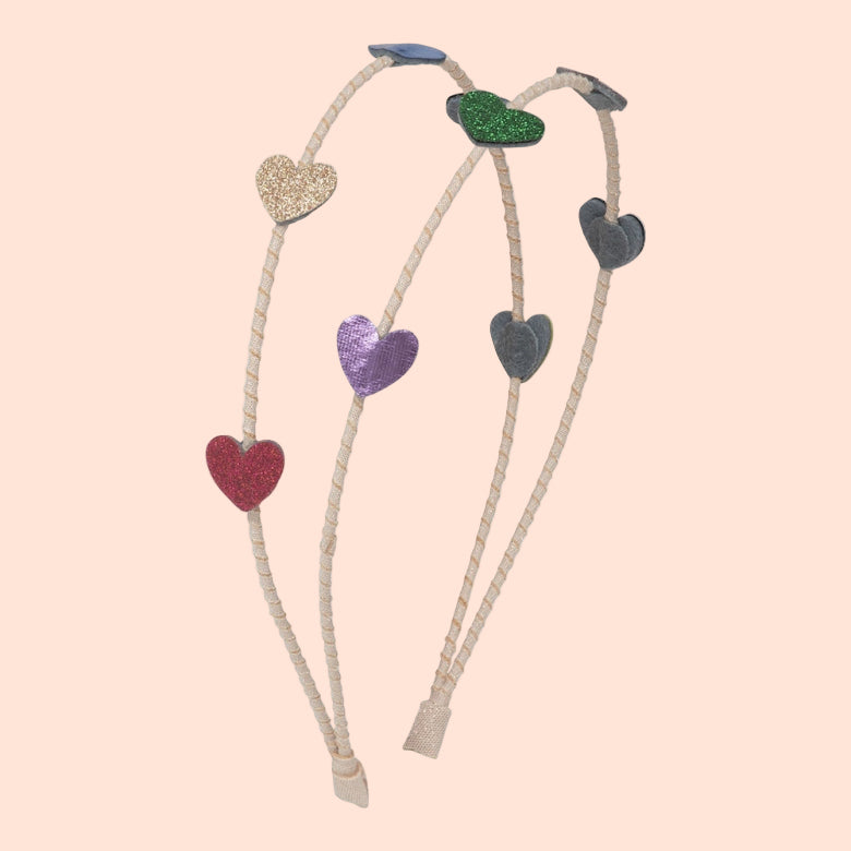 Mimi & Lula Jazzy Teeny Heart Alice Hairband