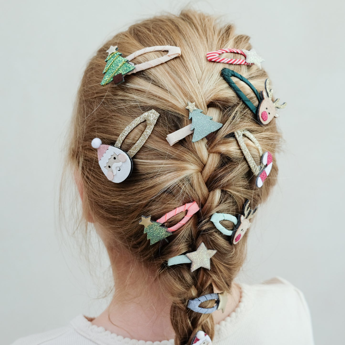 Mimi & Lula Santa & Rudolph Mini Clic Clacs - Set of 5