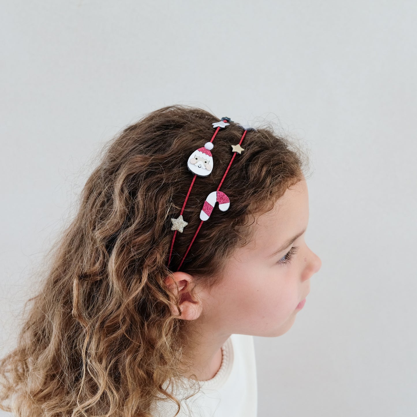 Mimi & Lula Santa & Rudolph Double Alice Hair Band
