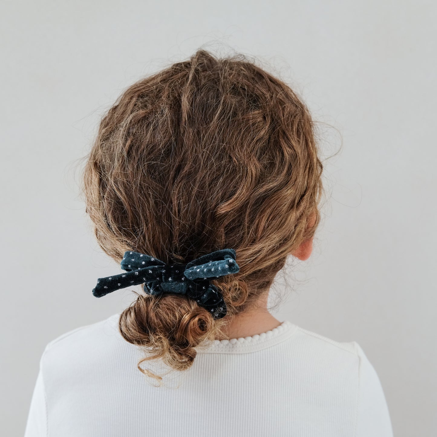 Mimi & Lula Christmas Velvet Bow Scrunchies - Set of 4