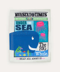 Crinkly newspaper (under the sea)
