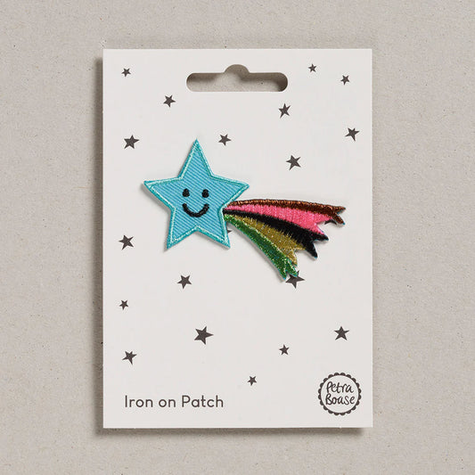 Iron on patch shooting star