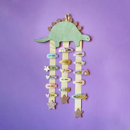 Mimi & Lula Stegosaurus Dinosaur Wall Clip Hanger