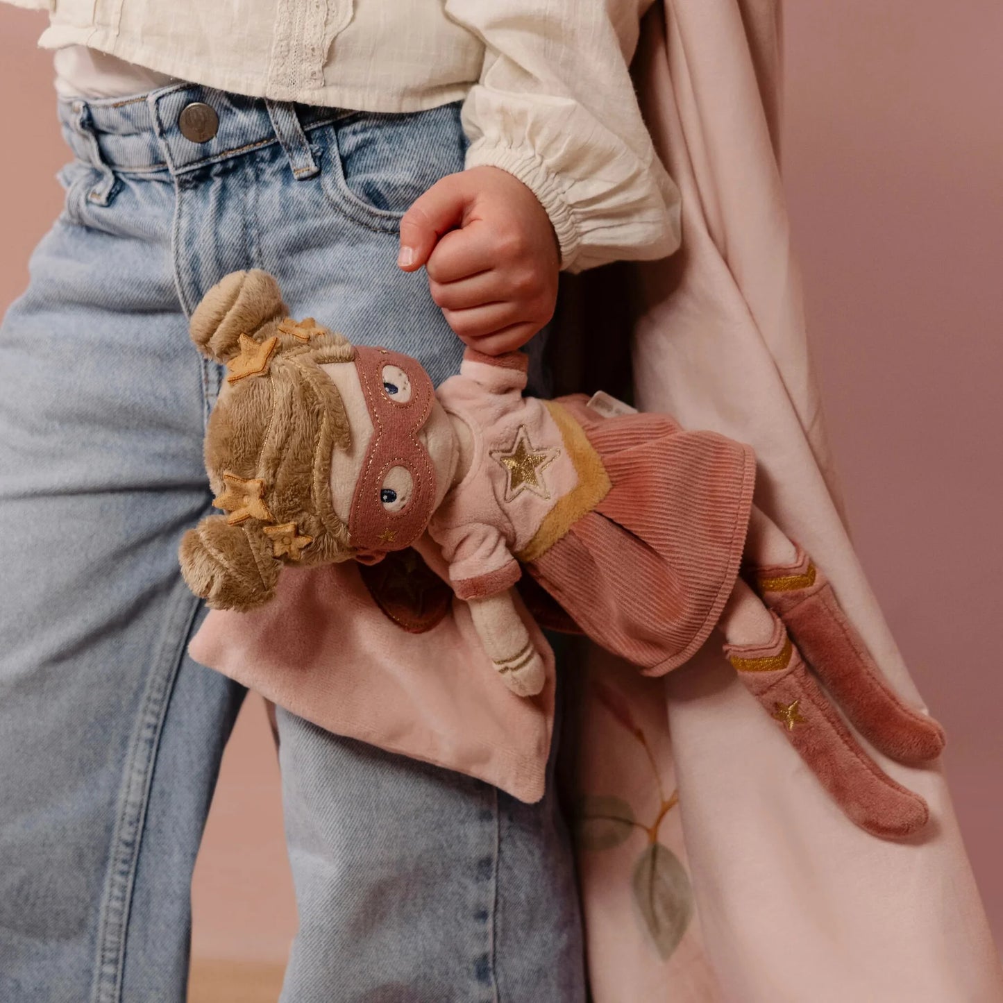 Little Dutch - Cuddle Doll Superhero Rosa