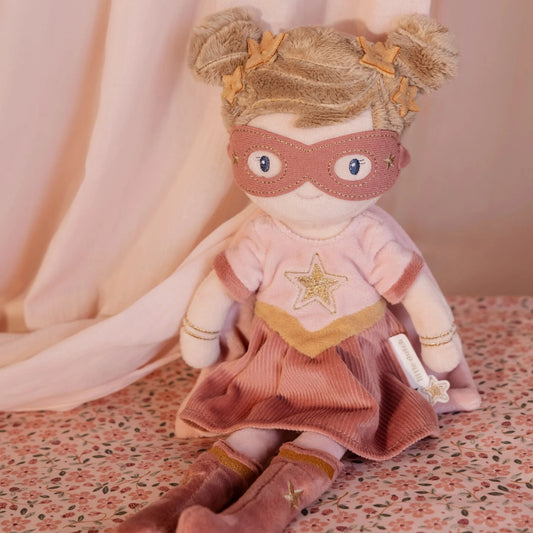 Little Dutch - Cuddle Doll Superhero Rosa