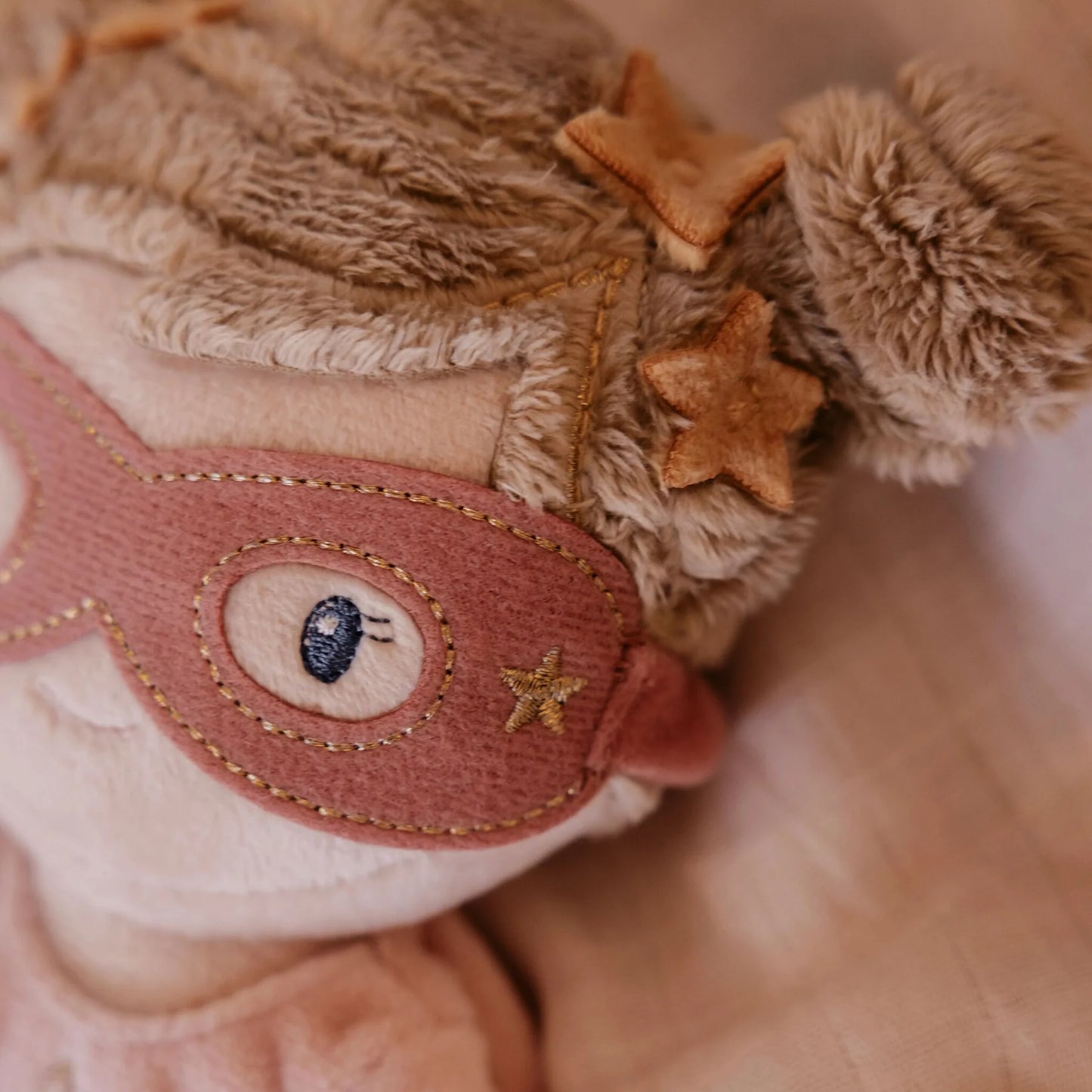 Little Dutch - Cuddle Doll Superhero Rosa
