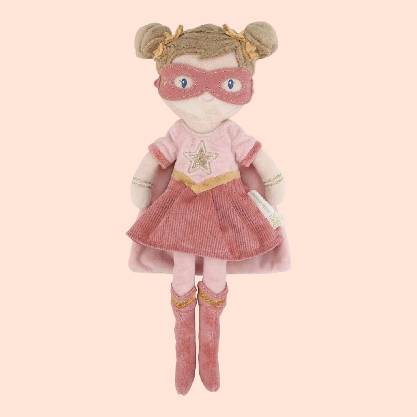 Little Dutch - Cuddle Doll Superhero Rosa